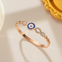 Stainless Steel Devil's Eye Bracelet