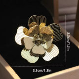 Stainless steel flower ring