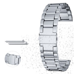 Suitable for Huawei Samsung interface 20mm stainless steel strap (excluding dial)