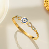 Stainless Steel Devil's Eye Bracelet