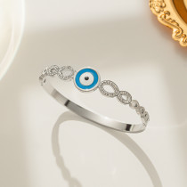 Stainless Steel Devil's Eye Bracelet