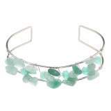 Natural Stone Crystal Beaded Bracelet