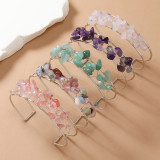 Natural Stone Crystal Beaded Bracelet