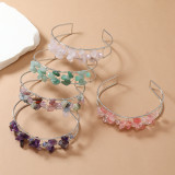 Natural Stone Crystal Beaded Bracelet