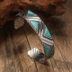 Bohemian Pinestone Open Bracelet Hair