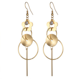 Stainless steel flower earrings