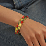 Bohemian Pinestone Open Bracelet Hair