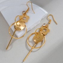 Stainless steel flower earrings