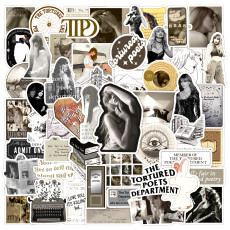 100 Taylor Graffiti Stickers Mouldy Notebook Skateboard Decoration Hardship Album Waterproof Stickers