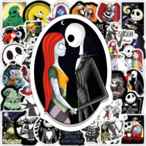 100 Christmas Eve Scary Halloween Scary Graffiti Stickers Trolley Box Water Cup Helmet Notebook Decoration Waterproof Stickers