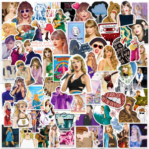 100 Taylor Concert Albums Graffiti Stickers Notebook Skateboard Cup Decoration Waterproof Stickers