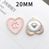 20MM Love  snap button charms