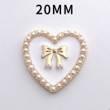 20MM Love  snap button charms
