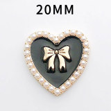 20MM Love  snap button charms