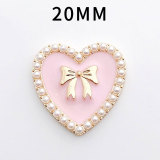 20MM Love  snap button charms