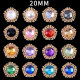 20MM diamond snap button charms