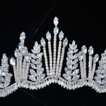 Alloy Crystal Crown Wedding Ball Party Bridal Crown