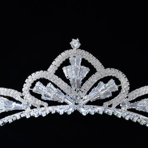 Alloy Crystal Crown Wedding Ball Party Bridal Crown
