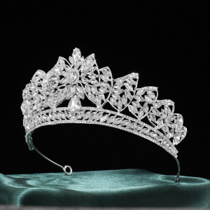 Alloy Crystal Crown Wedding Ball Party Bridal Crown