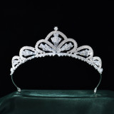 Alloy Crystal Crown Wedding Ball Party Bridal Crown