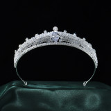 Alloy Crystal Crown Wedding Ball Party Bridal Crown