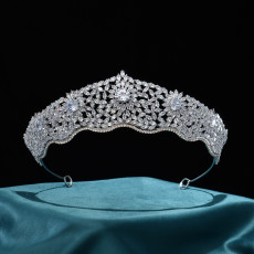Alloy Crystal Crown Wedding Ball Party Bridal Crown