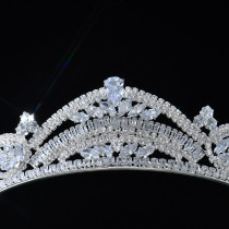 Alloy Crystal Crown Wedding Ball Party Bridal Crown