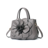 PU leather flower carrying shoulder bag