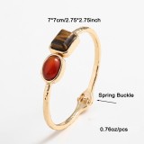 Fashionable Design Popular Jewelry Turquoise Tiger Eye Stone Retro Bracelet