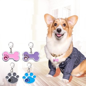Pet jewelry pendant zinc alloy dog tag