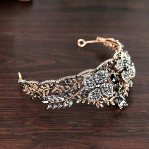 Alloy Crystal Crown Wedding Ball Party Bridal Crown