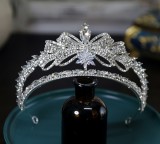 Alloy Crystal Crown Wedding Ball Party Bridal Crown