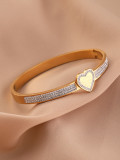 Stainless Steel Love Diamond Bracelet