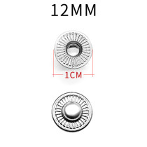 1000pcs/bag without ridge 12MM copper snaps chunks Accessories