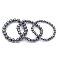 Magnetic Black Gallstone Ball Bracelet