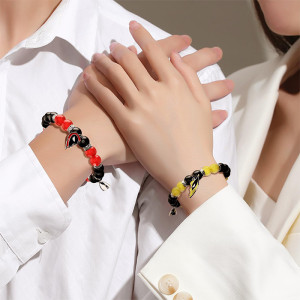 Deadpool 3 Movie Bracelet Natural Stone Crystal Beaded Bracelet Wolverine Best Friend