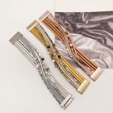 PU leather magnetic buckle cross bracelet