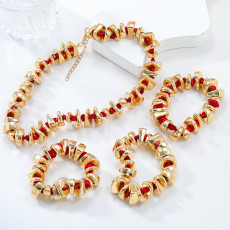 Alloy bracelet necklace