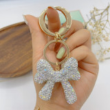 Full Diamond Cute Bow Fashion Crystal Keychain Bag Pendant
