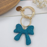 Full Diamond Cute Bow Fashion Crystal Keychain Bag Pendant