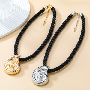 Beach Vacation Conch Necklace