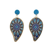 Retro Blue Bohemian Earrings