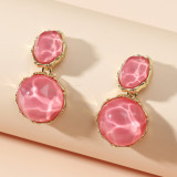 French ripple sequin earrings
