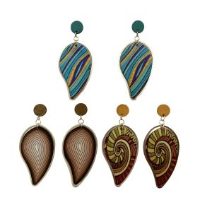 Retro Blue Bohemian Earrings