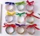 Silicone Diamond Bracelet PVC Bow Ribbon Rainbow Gold Powder Bracelet