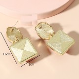 French ripple sequin earrings