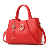 PU soft leather single shoulder crossbody large capacity handbag