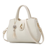 PU soft leather single shoulder crossbody large capacity handbag