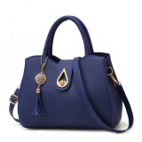 PU soft leather single shoulder crossbody large capacity handbag