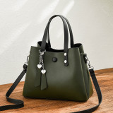 PU soft leather single shoulder crossbody large capacity handbag